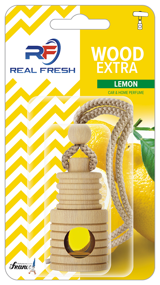 

Автопарфюм Real Fresh WOOD EXTRA Vanilla (ваниль)Lemon (лимон) 5 мл, Lemon