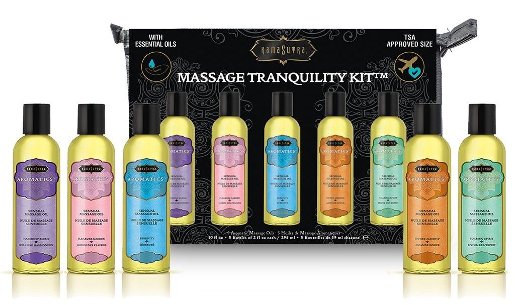 фото Набор массажных масел kama sutra massage tranquility kit