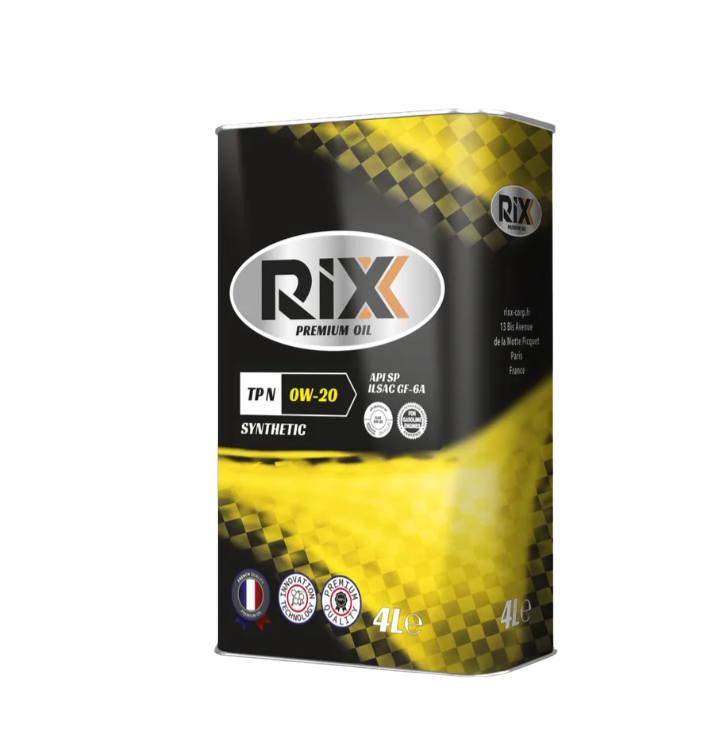 

RIXX АКЦИЯ 4+1 TP N 0W-20 GF-6А Масло моторное синт. РАО 4L