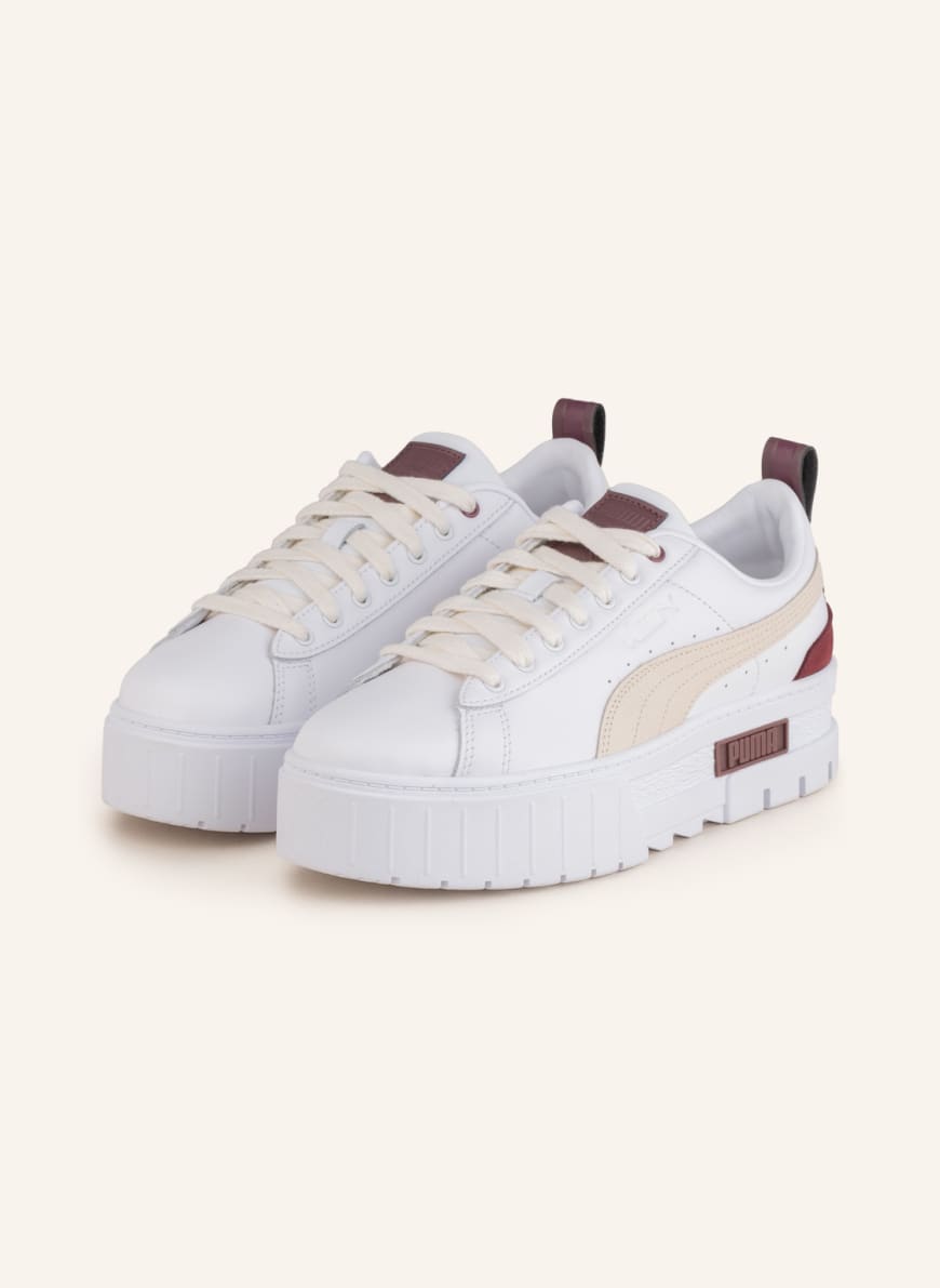 

Кеды женские PUMA 1001303552 белые 40 RU (доставка из-за рубежа), 1001303552