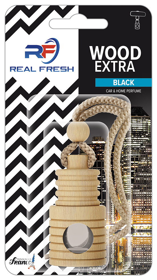 Автопарфюм Real Fresh WOOD EXTRA Black 5 мл