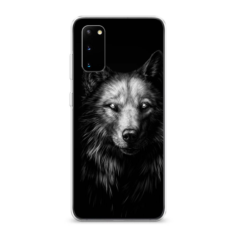 

Чехол Awog на Samsung Galaxy S20 "Волк черно белый", Разноцветный, 29250-1
