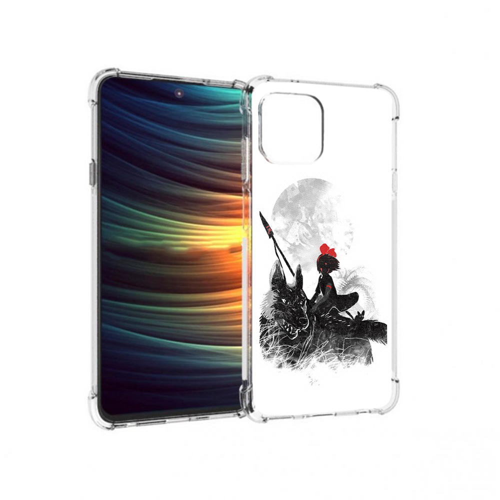 

Чехол MyPads Tocco для Motorola 20 Lite мононоке (PT227073.348.481), Прозрачный, Tocco