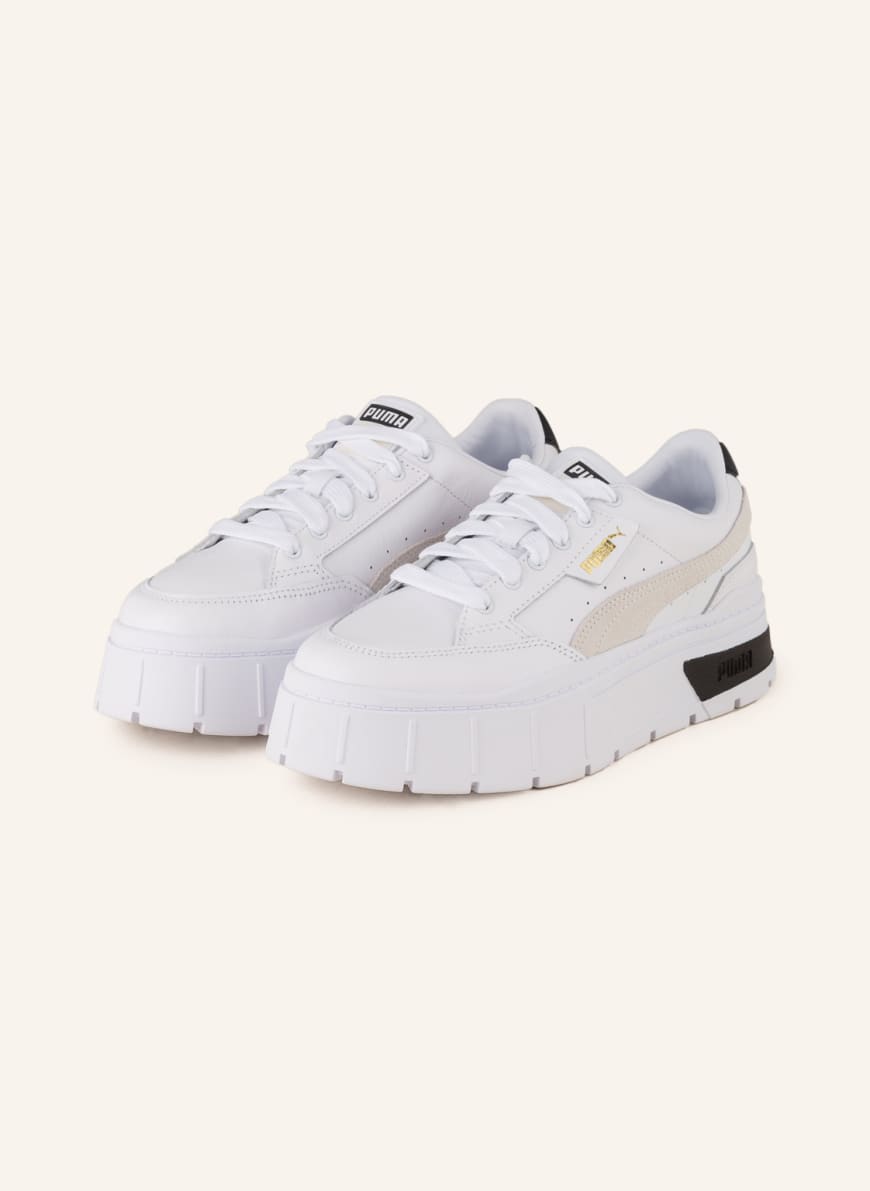 

Кроссовки женские PUMA 1001303550 белые 38 RU (доставка из-за рубежа), 1001303550