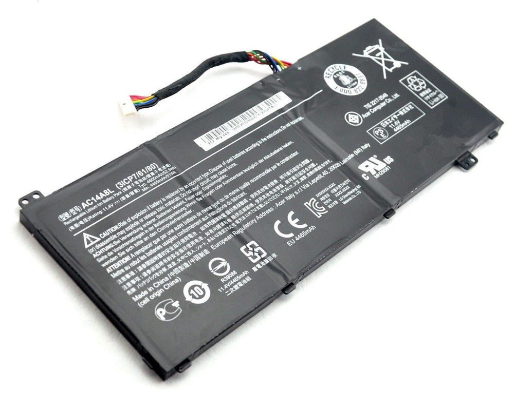 

Аккумулятор для ноутбука Acer VN7-571 (11.4V 4465mAh) ORG AC14A8L