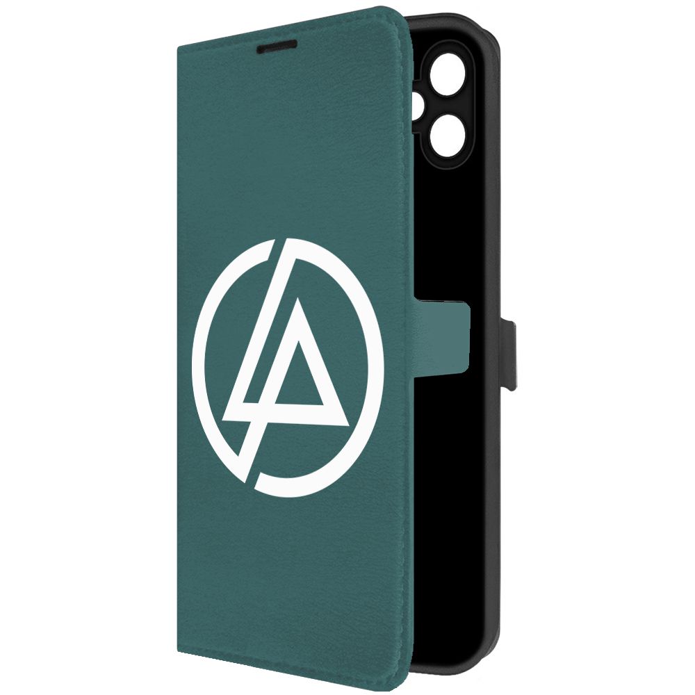 

Чехол-книжка Krutoff Eco Book для Samsung Galaxy A05 Linkin Park зелёный, Зеленый