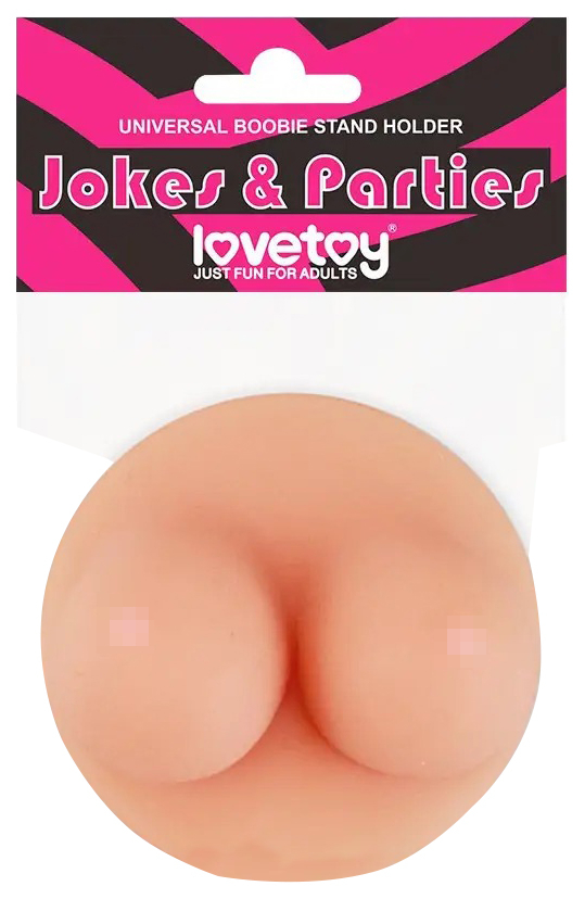 Грудь на присоске Lovetoy Universal Boobie Stand Holder телесная 4,8 см