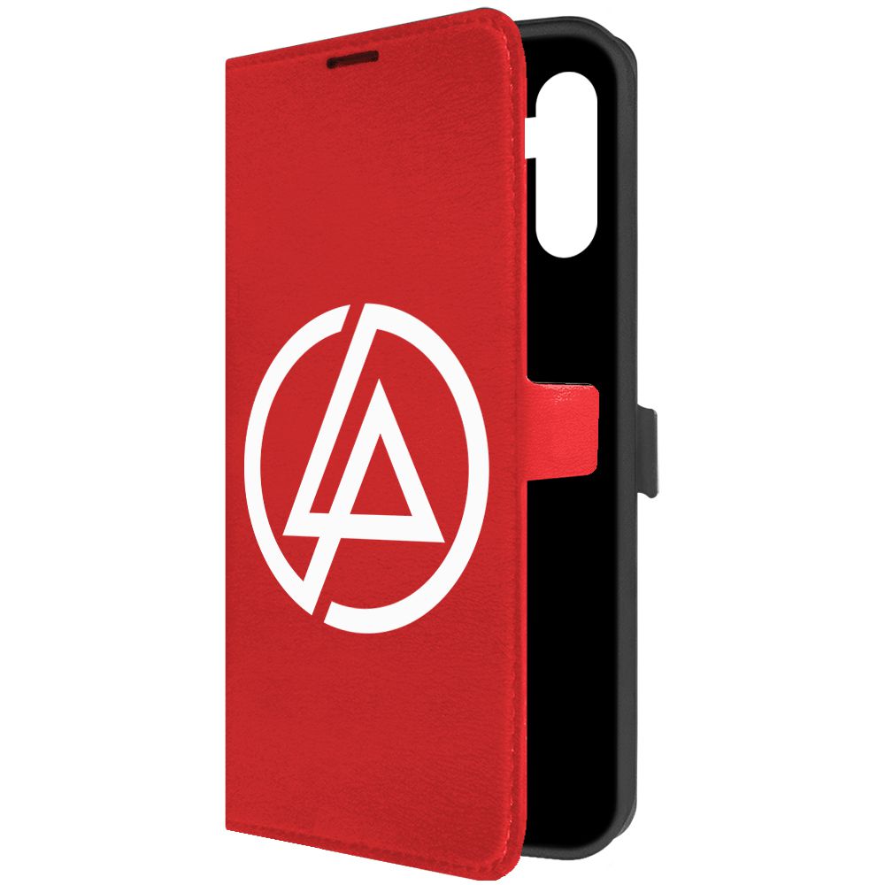 

Чехол-книжка Krutoff Eco Book для Samsung Galaxy A04s (A047) Linkin Park (Линкин Парк), Красный
