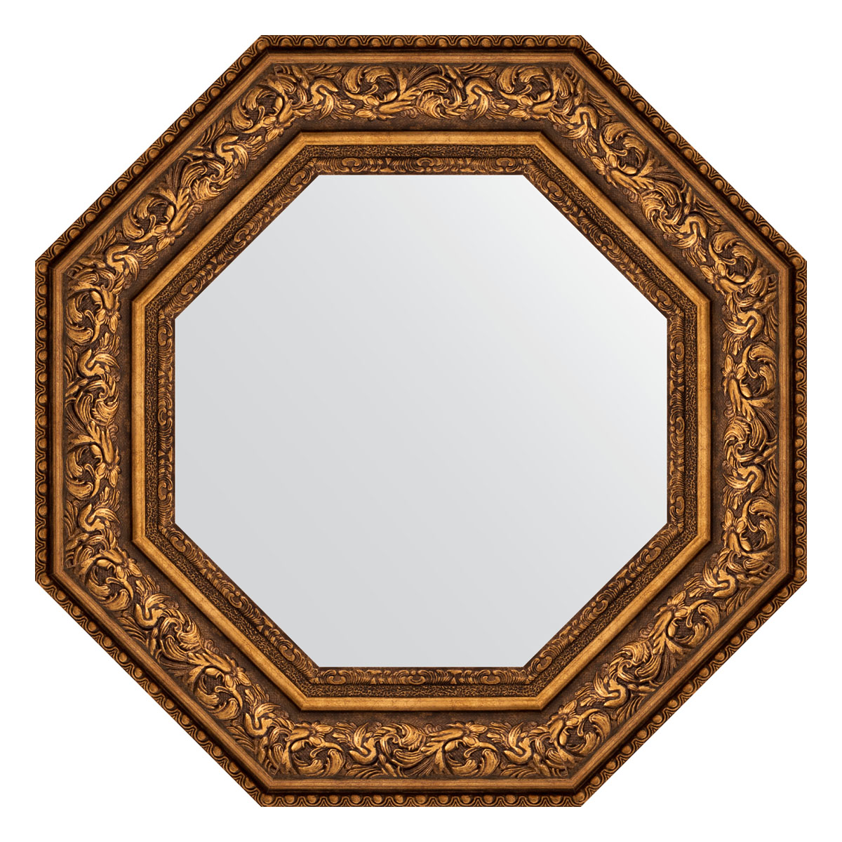 

Зеркало в раме 61x61см Evoform BY 3856 виньетка состаренная бронза, Золотистый, BY 3856