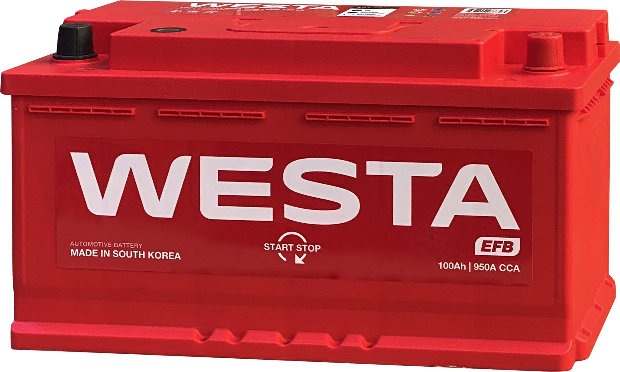 Аккумулятор WESTA Korea EFB 100 L5 100 Ач 900 А обратная полярность