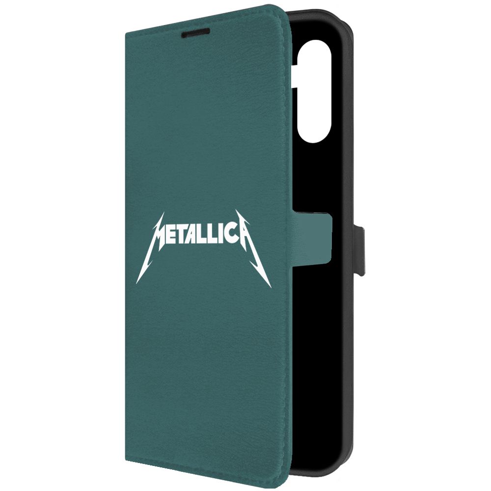 

Чехол-книжка Krutoff Eco Book для Samsung Galaxy A04s (A047) Metallica (Металлика) зелёный, Зеленый