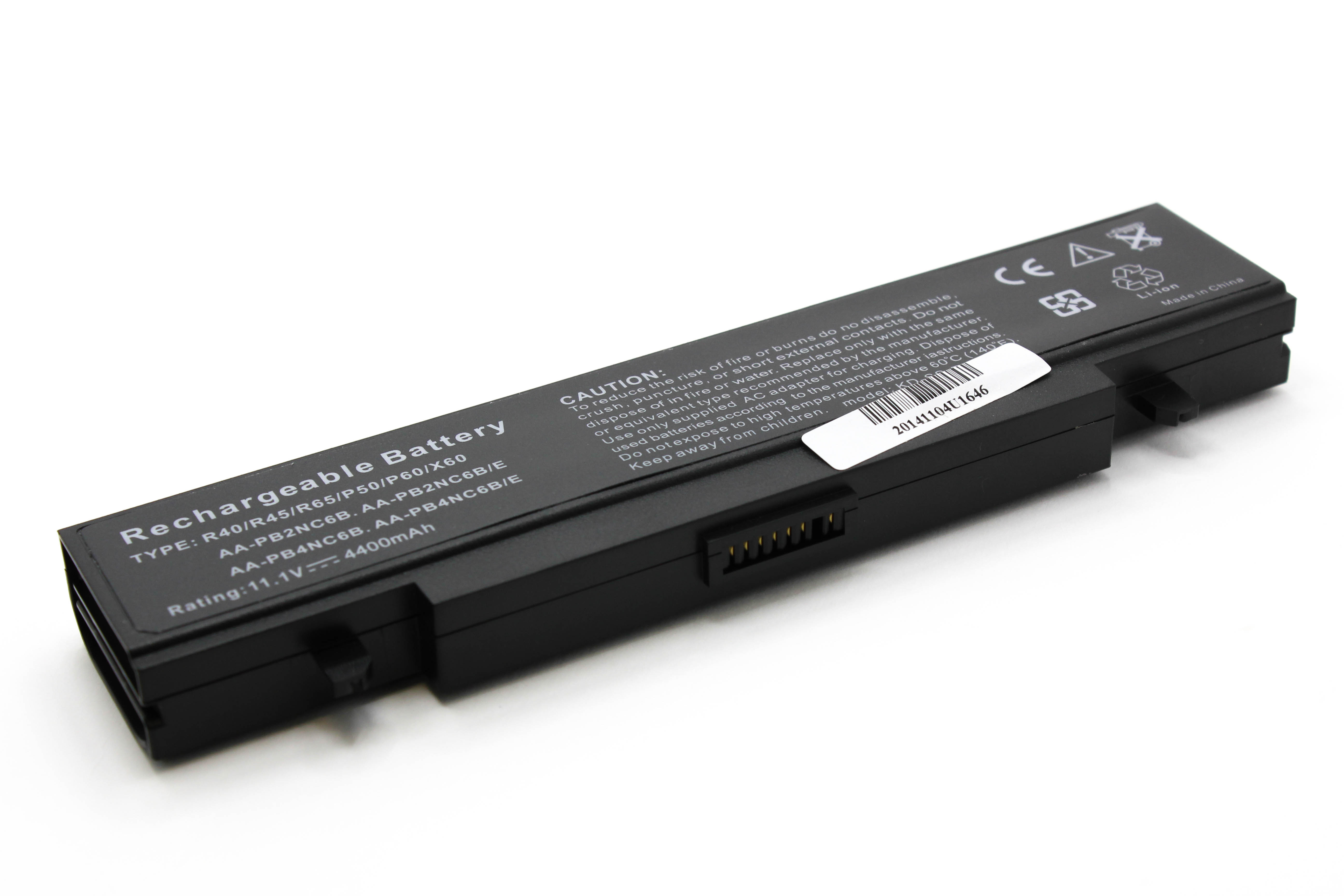 

Аккумулятор для ноутбука Samsung P50 R60 R40 R70 (11.1V 4400mAh) AA-PB2NC3B