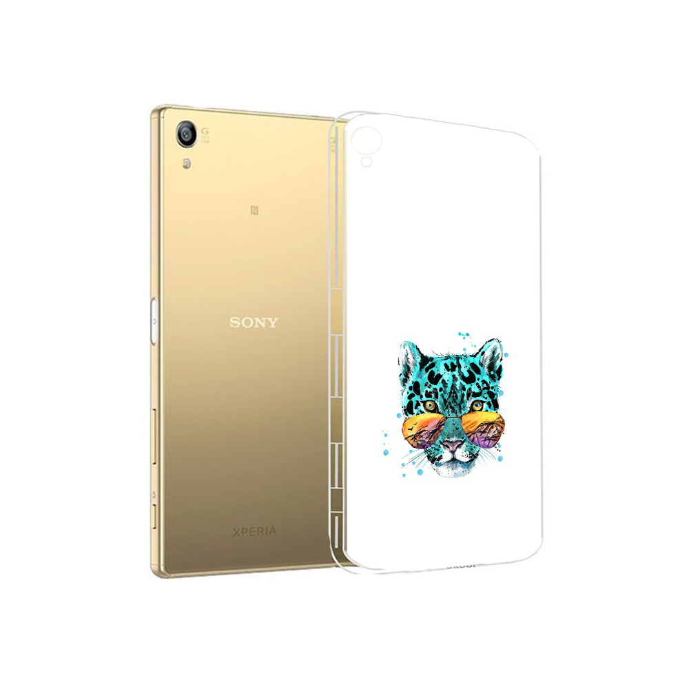 

Чехол MyPads Tocco для Sony Xperia Z5 Premium голубой лео (PT23243.222.294), Прозрачный, Tocco