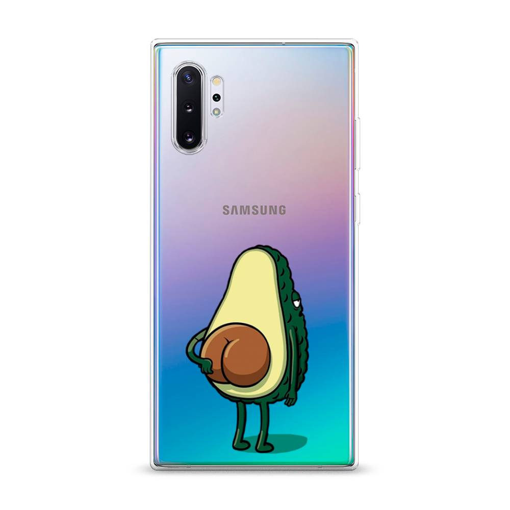 

Чехол Awog на Samsung Galaxy Note 10 Plus "Попа авокадо", Разноцветный, 28550-10