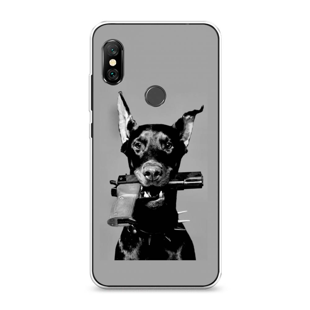 

Чехол Awog "Доберман" для Xiaomi Redmi Note 6 Pro