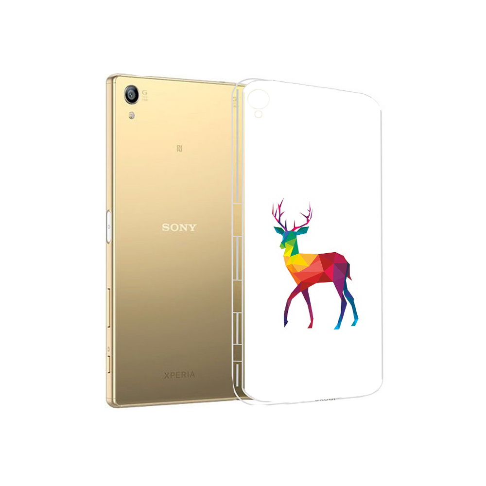 

Чехол MyPads Tocco для Sony Xperia Z5 Premium геометрический олень (PT23243.222.286), Прозрачный, Tocco