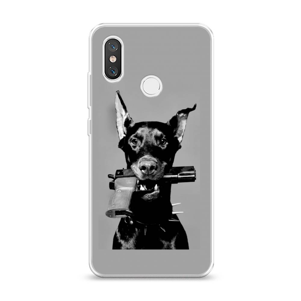 

Чехол Awog "Доберман" для Xiaomi Mi 8