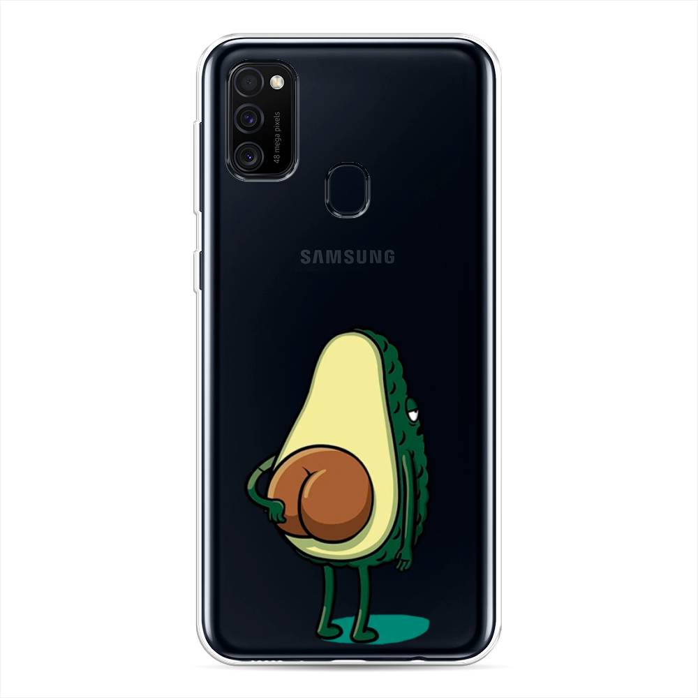 фото Силиконовый чехол "попа авокадо" на samsung galaxy m30s awog