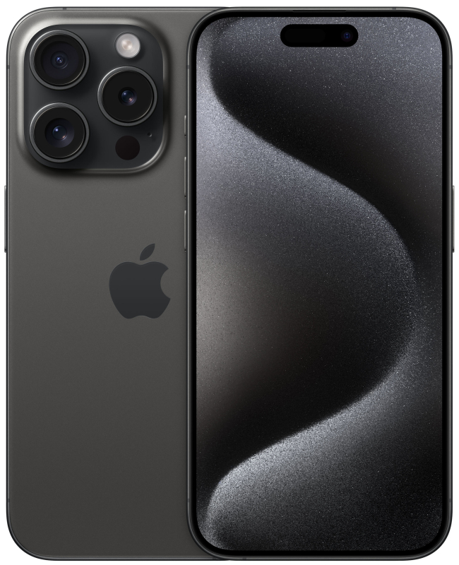 Смартфон Apple iPhone 15 Pro 128GB Black Titanium (Dual Sim)