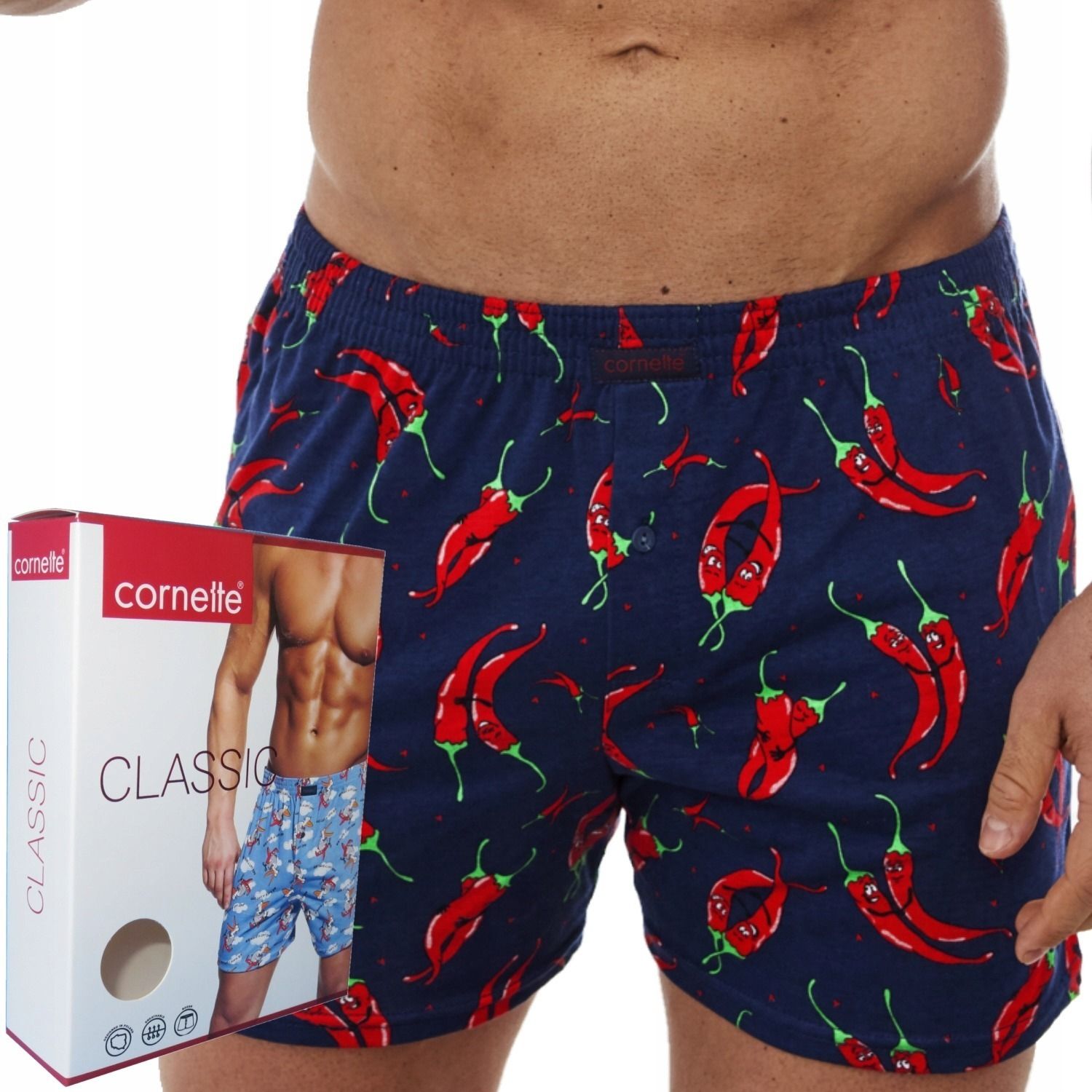 

Трусы мужские CORNETTE Classic 001 синие 4XL, Синий, Classic 001
