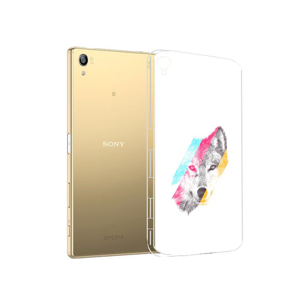 

Чехол MyPads Tocco для Sony Xperia Z5 Premium волк градиент (PT23243.222.268), Прозрачный, Tocco