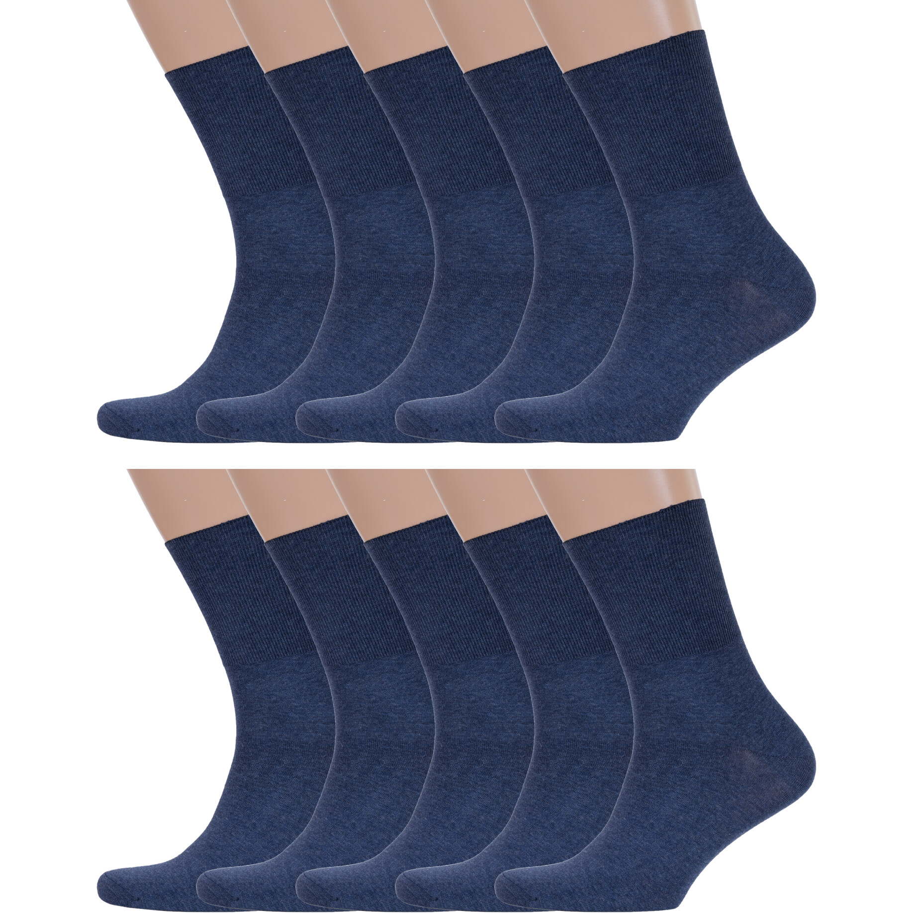 

Комплект носков мужских Rusocks 10-М-245 синих 25-27, 10 пар, Синий, 10-М-245