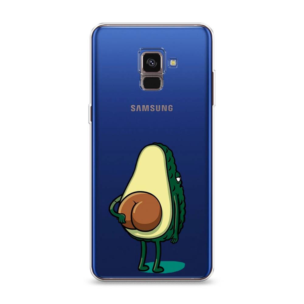 

Чехол Awog на Samsung Galaxy A8 2018 "Попа авокадо", Разноцветный, 25450-10