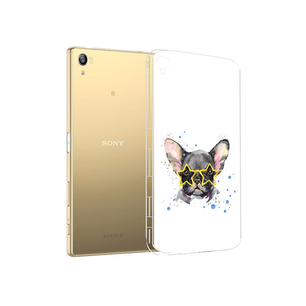 

Чехол MyPads Tocco для Sony Xperia Z5 Premium буля в очках (PT23243.222.252), Прозрачный, Tocco