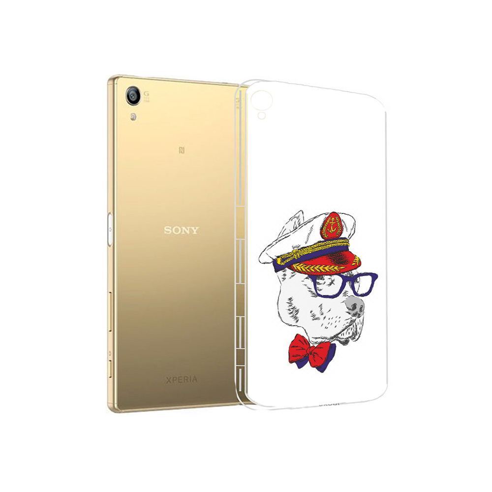 

Чехол MyPads Tocco для Sony Xperia Z5 Premium бульдог (PT23243.222.251), Прозрачный, Tocco