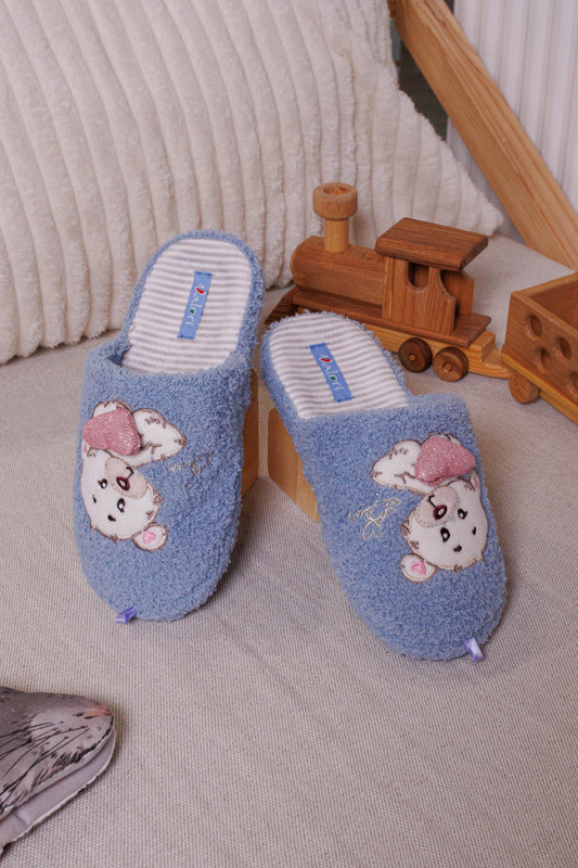 

Тапочки Valori 67887, голубой, 35, 67887