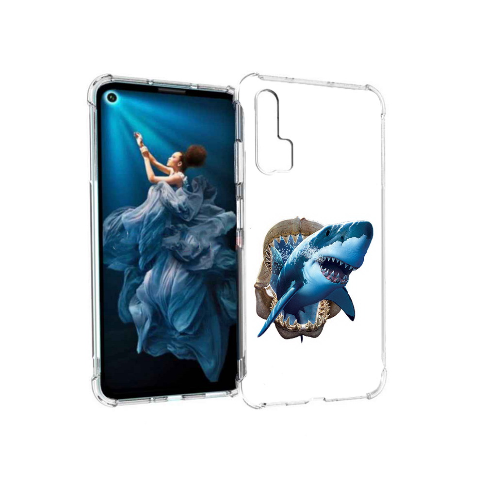 

Чехол MyPads Tocco для Honor 20 Pro челюсти (PT129185.18.675), Прозрачный, Tocco