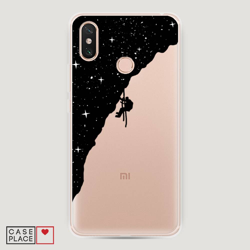 

Пластиковый чехол "Скалолаз в космосе" на Xiaomi Mi Max 3