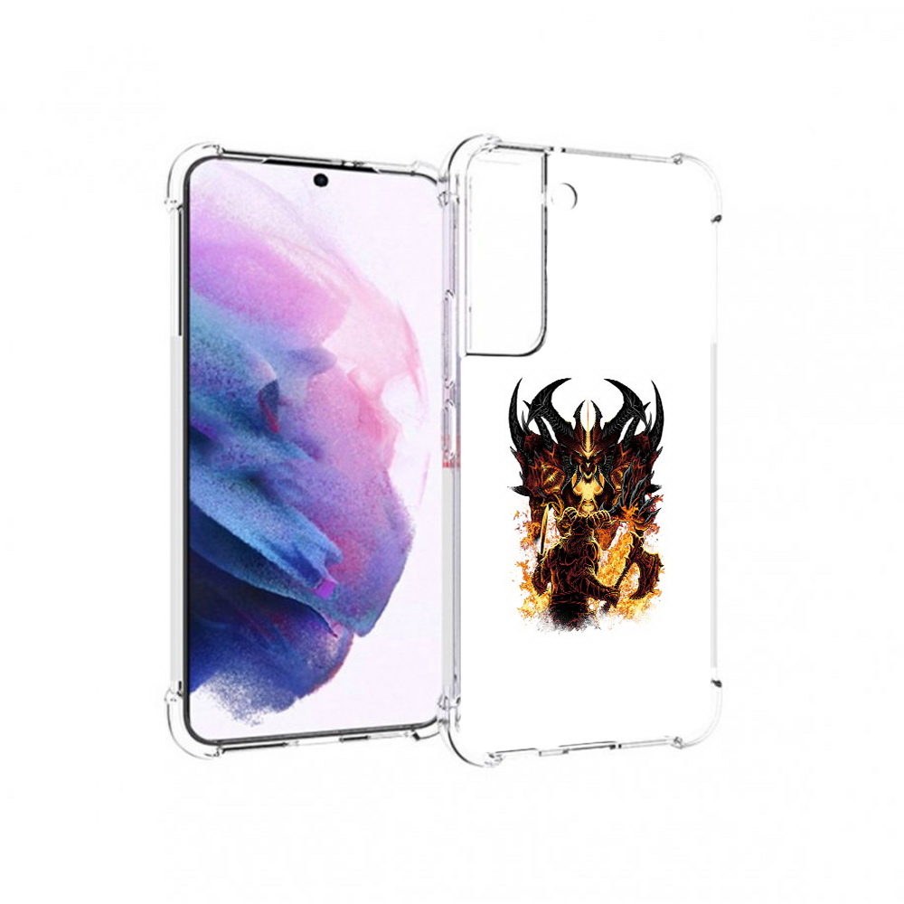 

Чехол MyPads Tocco для Samsung Galaxy S22 демон shadow fiend (PT194926.508.318), Прозрачный, Tocco