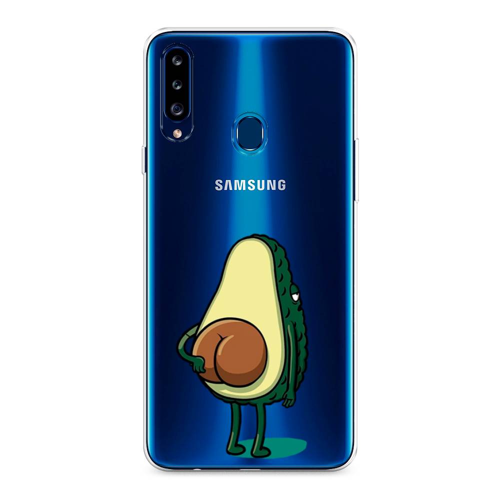 

Чехол Awog на Samsung Galaxy A20s / Самсунг A20s "Попа авокадо", Разноцветный, 2100850-10