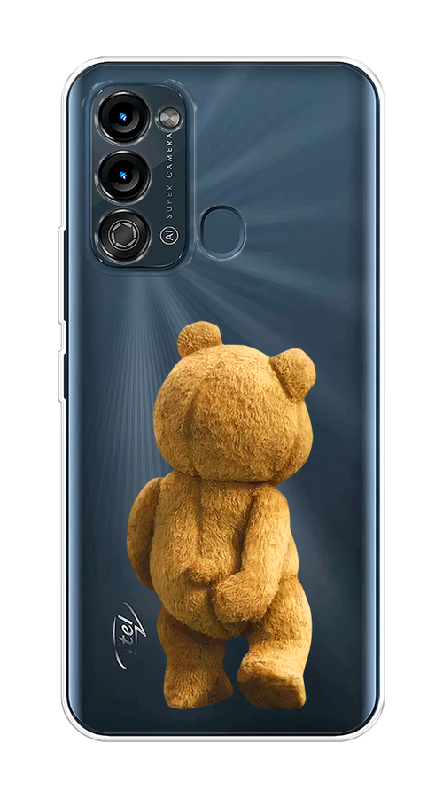 

Чехол на Itel Vision 3 "Медвежья спина", Коричневый;прозрачный, 3200850-1