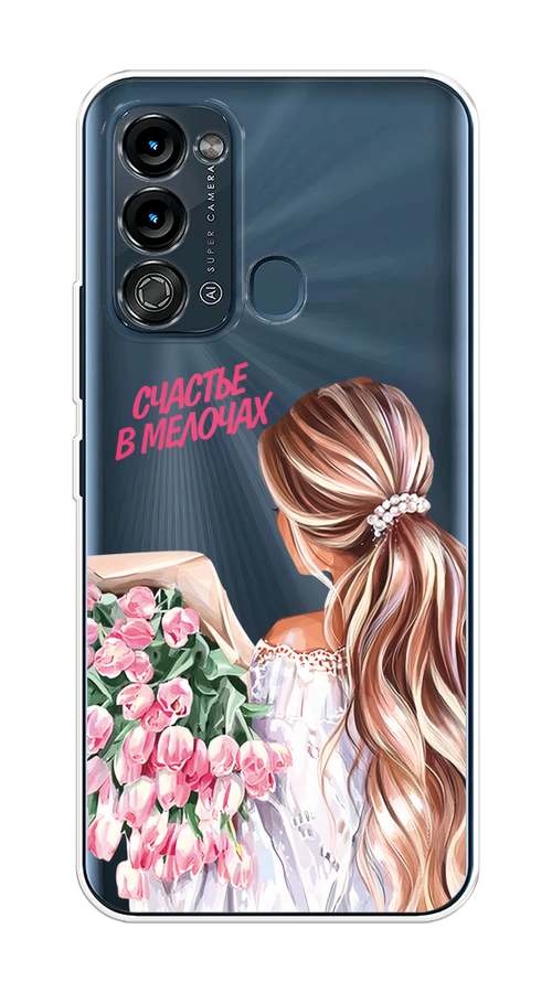

Чехол на Itel Vision 3 "Простые радости", Прозрачный;розовый;белый;бежевый, 3200850-1