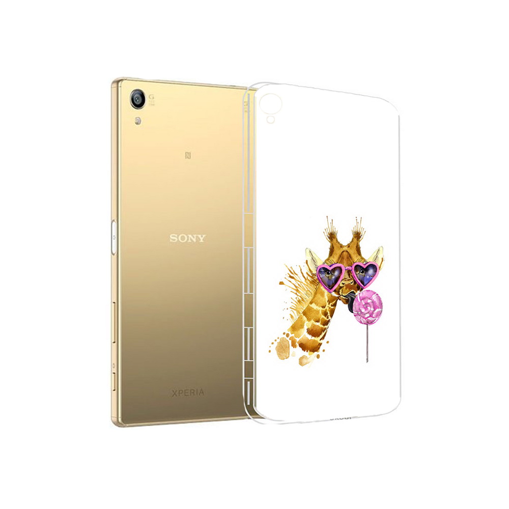 

Чехол MyPads Tocco для Sony Xperia Z5 Premium акварельный жираф (PT23243.222.217), Прозрачный, Tocco