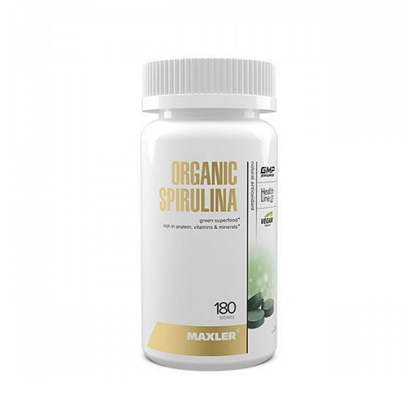 

Maxler Organic Spirulina 500 mg 180 tab (180 таб)