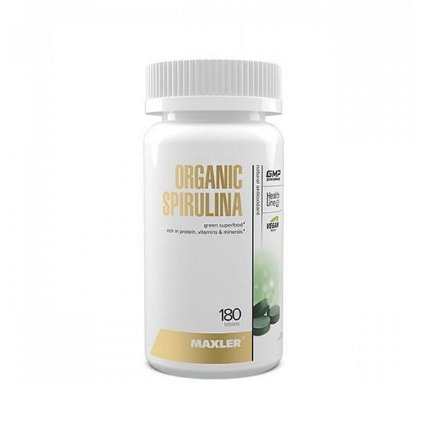 Maxler Organic Spirulina 500 mg 180 tab (180 таб)