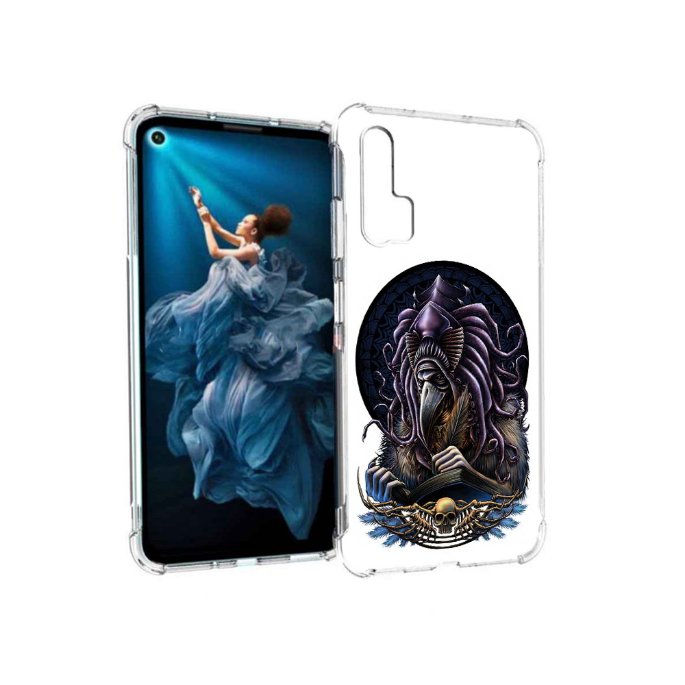 

Чехол MyPads Tocco для Honor 20 Pro умный ворон (PT129185.18.650), Прозрачный, Tocco