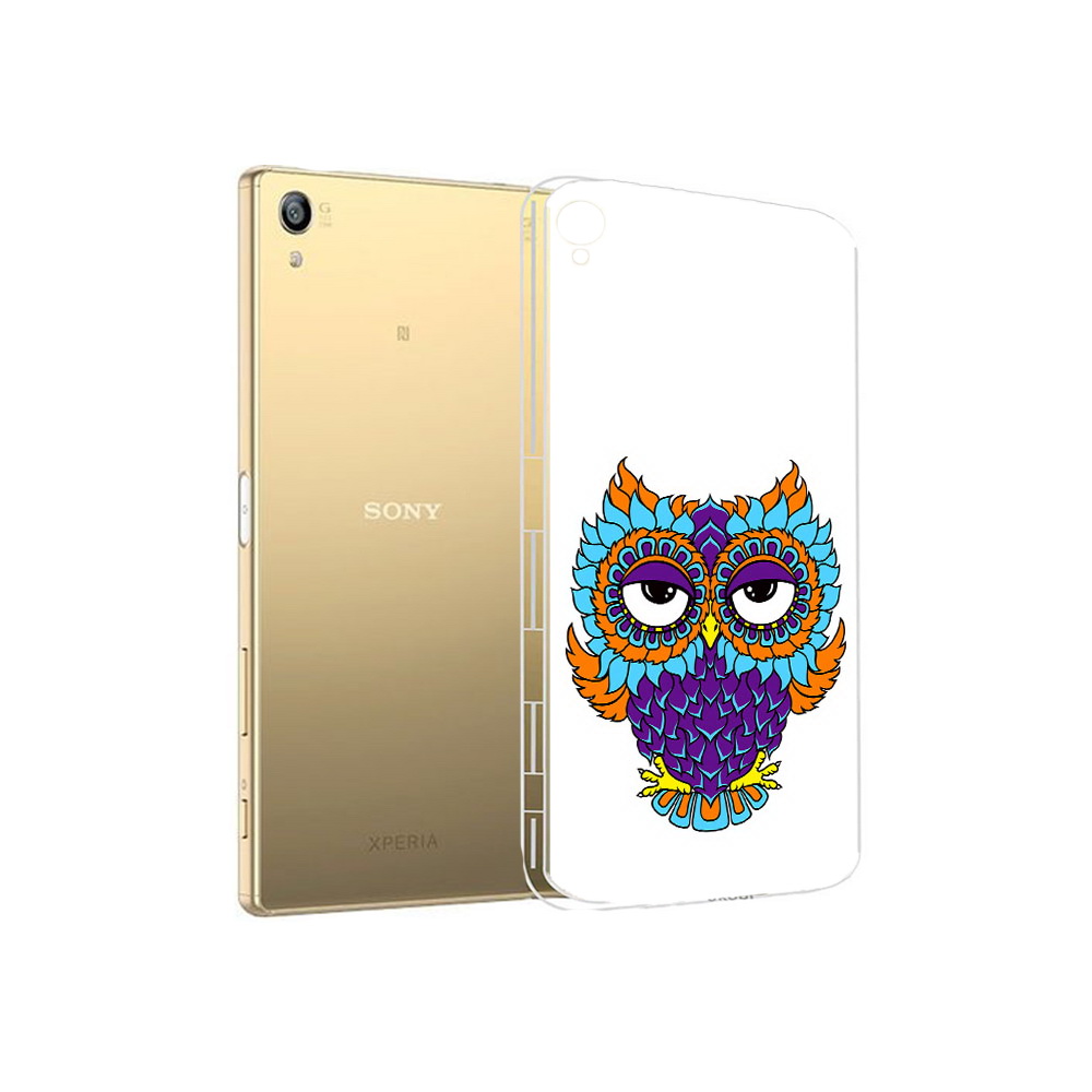 

Чехол MyPads Tocco для Sony Xperia Z5 Premium Цветная сова (PT23243.222.198), Прозрачный, Tocco