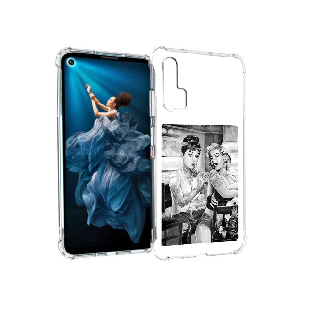 

Чехол MyPads Tocco для Honor 20 Pro тату мастер (PT129185.18.637), Прозрачный, Tocco