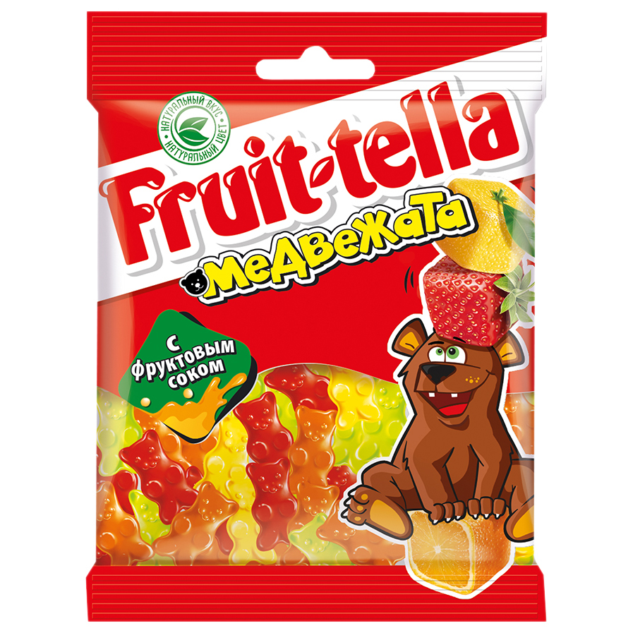 фото Мармелад жевательный fruittella медвежата, 70 г fruit-tella