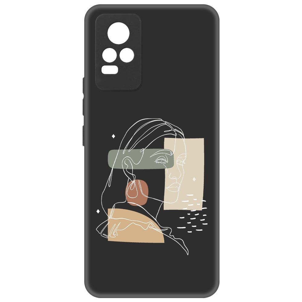 

Чехол-накладка Krutoff Soft Case Уверенность для Vivo V21e черный