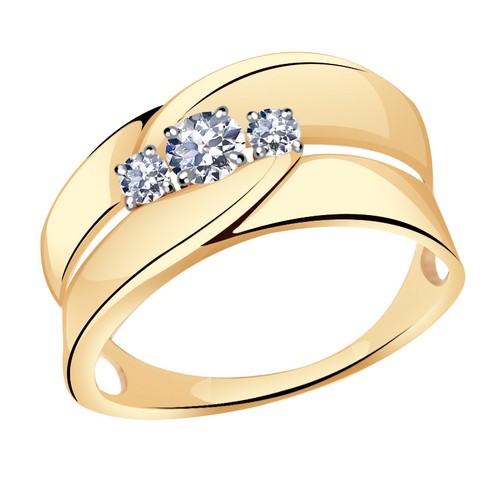 

Кольцо из золота р.  Александра кл3269-62, Swarovski, кл3269-62