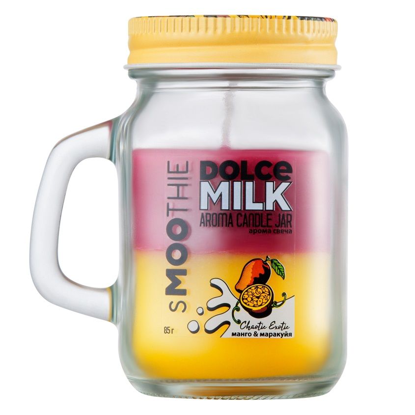 

Свеча DOLCE MILK смузи Chaotic Exotic манго и маракуйя 85 г, Chaotic Exotic манго и маракуйя