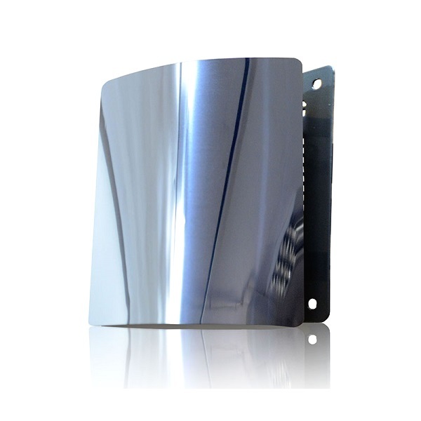 фото Решетка на магнитах визионер рд-200 нержавейка зеркальная с декоративной панелью 200х200мм
