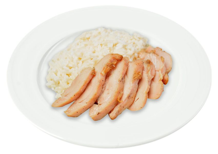 

Бедро куриное Мафия вкуса с отварным рисом 240 г
