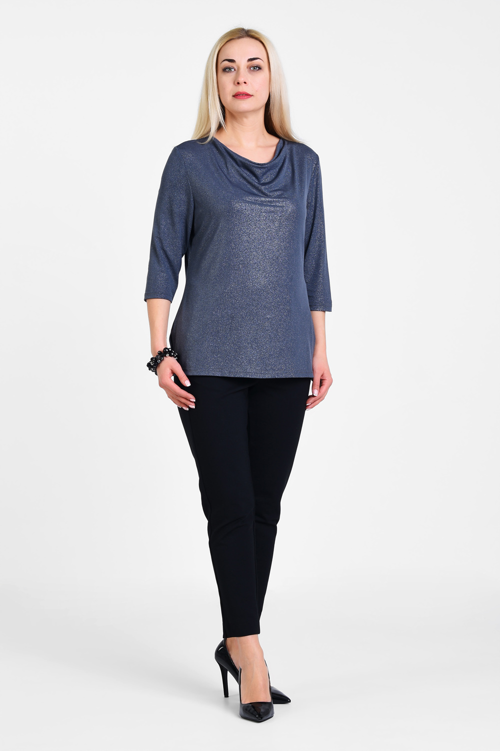 

Блуза женская OLSI 1910012 серая 60 RU, 1910012