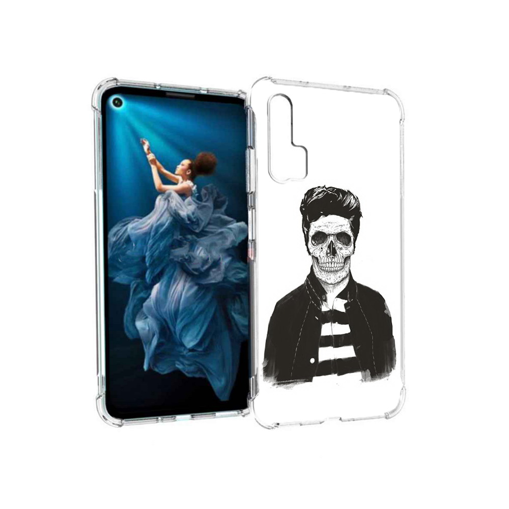 

Чехол MyPads Tocco для Honor 20 Pro скелет (PT129185.18.604), Прозрачный, Tocco